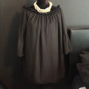 Plus size off the shoulder top